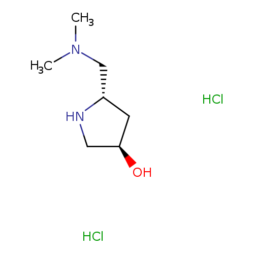 (3R,5S)-5-[(dimethylamino)methyl]pyrrolidin-3-ol dihydrochloride