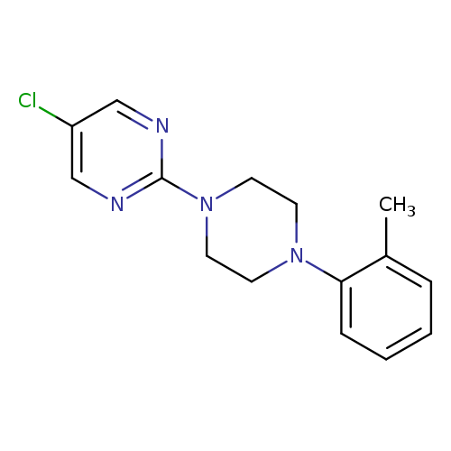 5-chloro-2-[4-(2-methylphenyl)piperazin-1-yl]pyrimidine