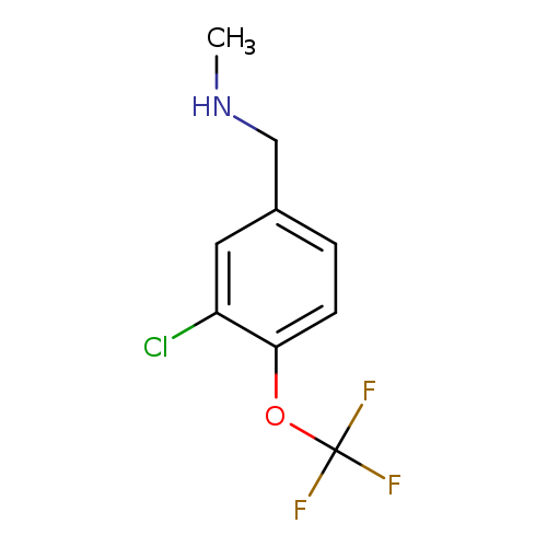 {[3-Chloro-4-(trifluoromethoxy)phenyl]methyl}(methyl)amine