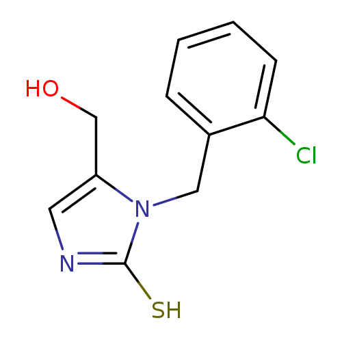 {1-[(2-chlorophenyl)methyl]-2-sulfanyl-1H-imidazol-5-yl}methanol
