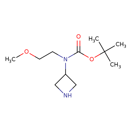 tert-butyl N-(azetidin-3-yl)-N-(2-methoxyethyl)carbamate