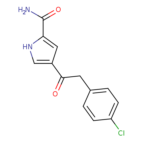 4-(2-(4-Chlorophenyl)acetyl)-1H-pyrrole-2-carboxamide