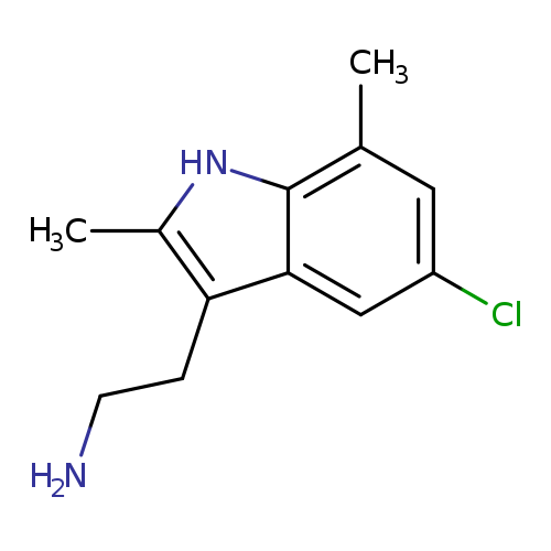 2-(5-Chloro-2,7-dimethyl-1h-indol-3-yl)ethanamine, HCl