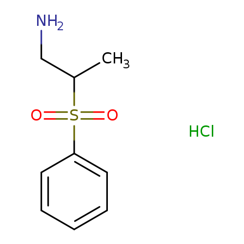 2-(benzenesulfonyl)propan-1-amine hydrochloride