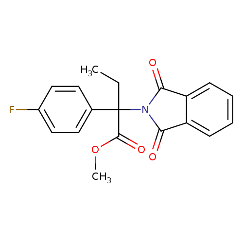 Methyl 2-(1,3-dioxoisoindol-2-yl)-2-(4-fluorophenyl)butanoate