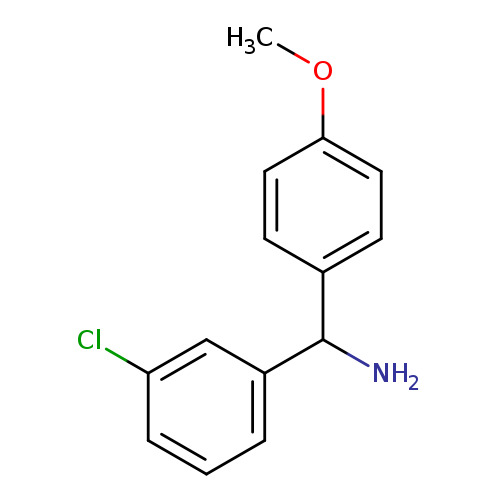 (3-CHLOROPHENYL)(4-METHOXYPHENYL)METHANAMINE