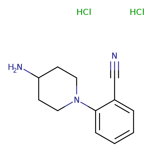 2-(4-aminopiperidin-1-yl)benzonitrile dihydrochloride