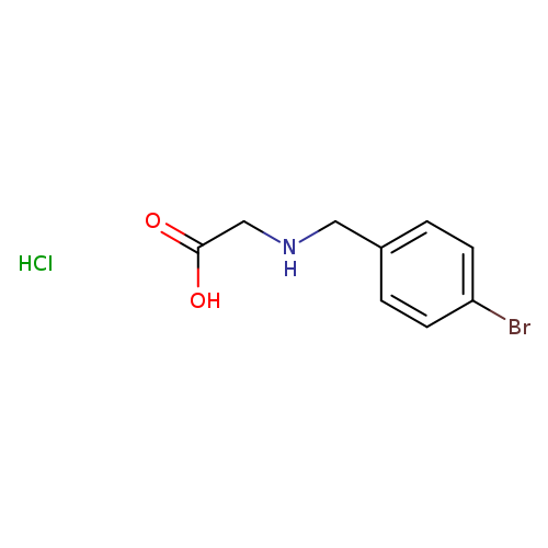 2-{[(4-bromophenyl)methyl]amino}acetic acid hydrochloride