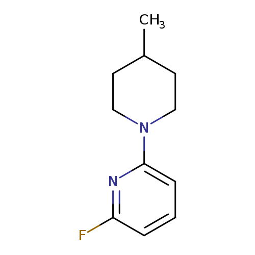 2-fluoro-6-(4-methylpiperidin-1-yl)pyridine