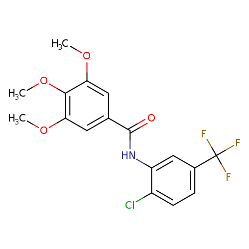 N1-[2-chloro-5-(trifluoromethyl)phenyl]-3,4,5-trimethoxybenzamide
