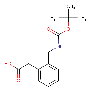 2-(2-(((tert-butoxycarbonyl)amino)methyl)phenyl)acetic acid