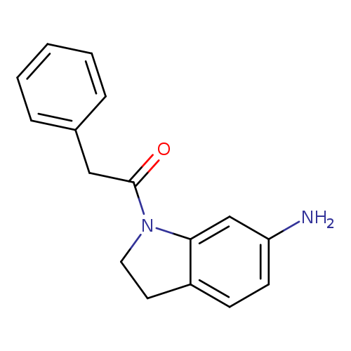 1-(6-Amino-2,3-dihydro-1h-indol-1-yl)-2-phenylethan-1-one