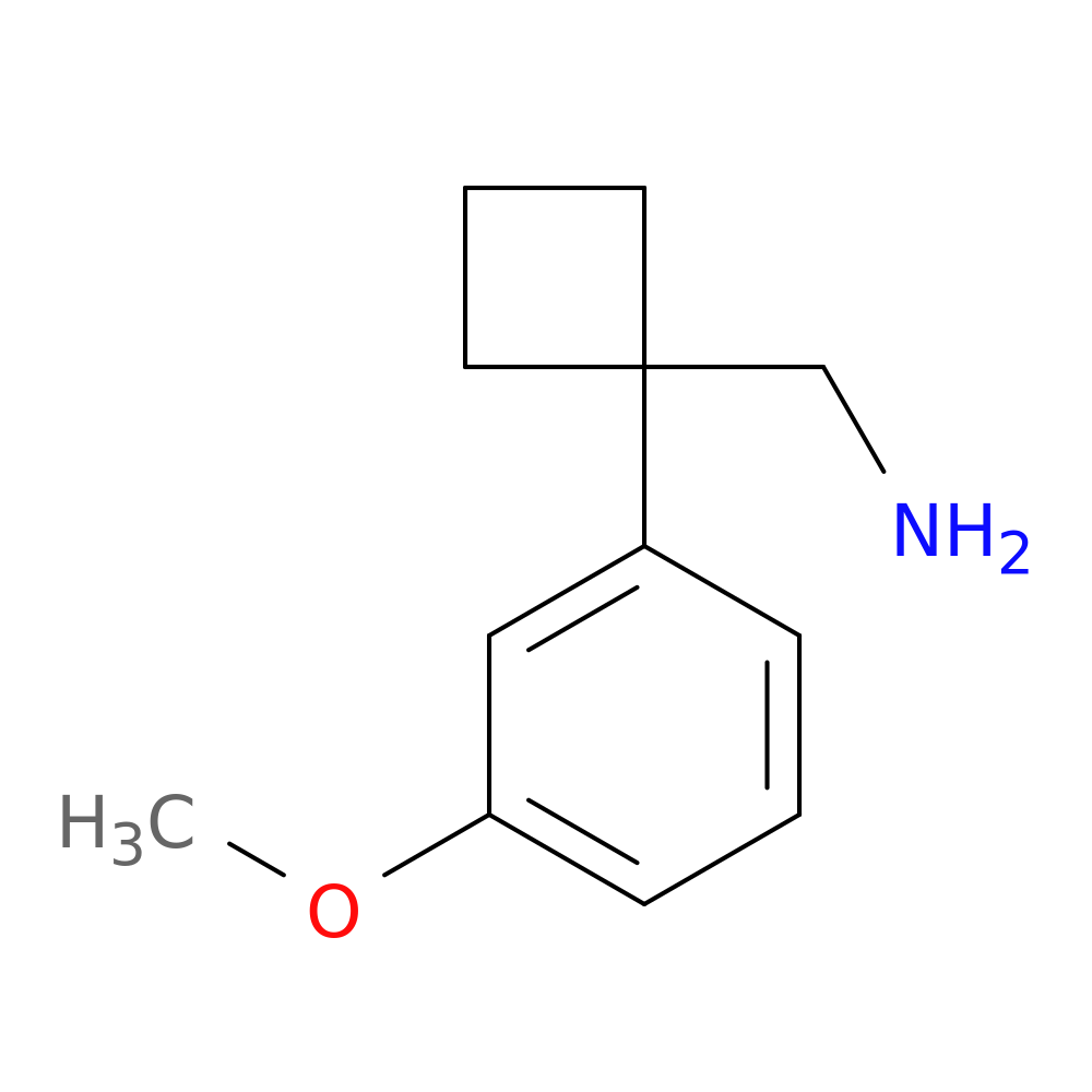 [1-(3-methoxyphenyl)cyclobutyl]methanamine