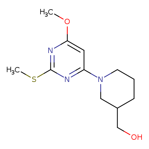 [1-(6-Methoxy-2-methylsulfanyl-pyrimidin-4-yl)-piperidin-3-yl]-methanol