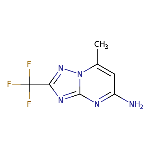 7-methyl-2-(trifluoromethyl)-[1,2,4]triazolo[1,5-a]pyrimidin-5-amine