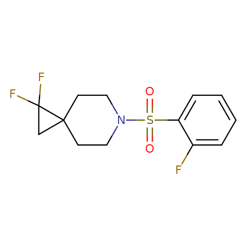1,1-difluoro-6-(2-fluorobenzenesulfonyl)-6-azaspiro[2.5]octane
