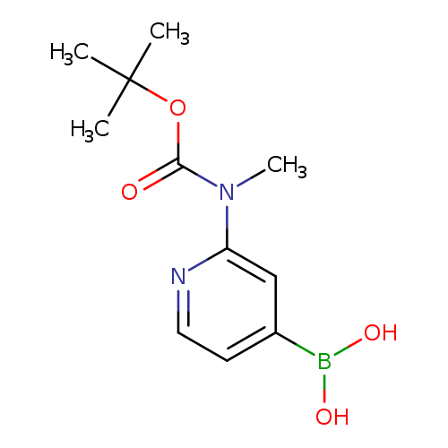2-{[(tert-butoxy)carbonyl](methyl)amino}pyridine-4-boronic acid