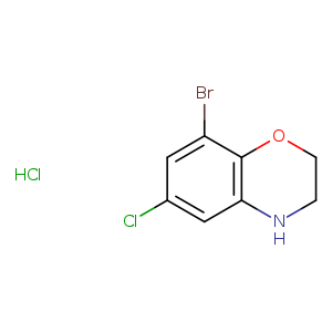 8-Bromo-6-chloro-3,4-dihydro-2H-benzo[1,4]oxazine hydrochloride