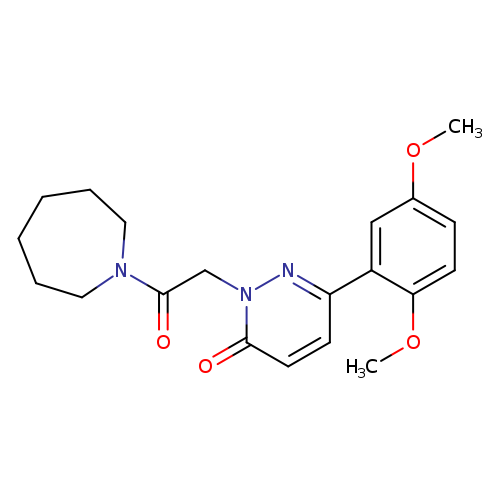 2-[2-(azepan-1-yl)-2-oxoethyl]-6-(2,5-dimethoxyphenyl)-2,3-dihydropyridazin-3-one