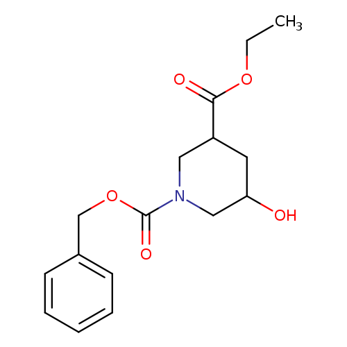 1-Benzyl 3-ethyl 5-hydroxypiperidine-1,3-dicarboxylate