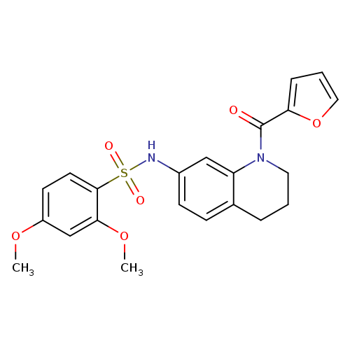 N-[1-(furan-2-carbonyl)-1,2,3,4-tetrahydroquinolin-7-yl]-2,4-dimethoxybenzene-1-sulfonamide