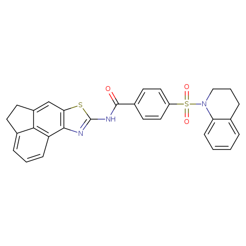 4-(1,2,3,4-tetrahydroquinoline-1-sulfonyl)-N-{5-thia-3-azatetracyclo[6.6.1.0^{2,6}.0^{11,15}]pentadeca-1(15),2(6),3,7,11,13-hexaen-4-yl}benzamide