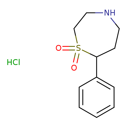 7-phenyl-1lambda6,4-thiazepane-1,1-dione hydrochloride