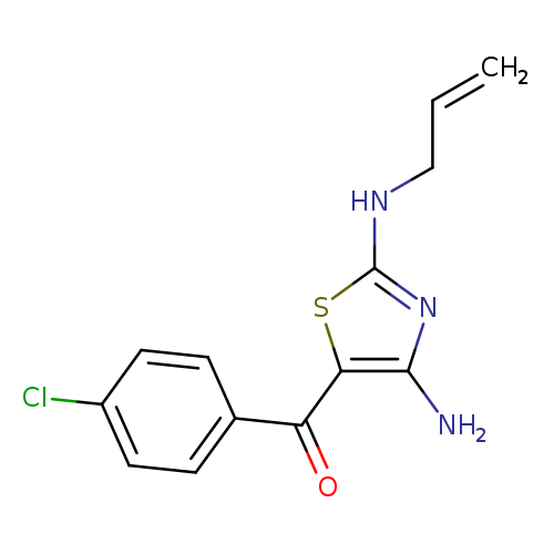 5-(4-chlorobenzoyl)-N2-(prop-2-en-1-yl)-1,3-thiazole-2,4-diamine