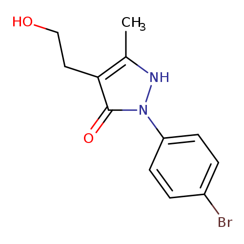 2-(4-bromophenyl)-4-(2-hydroxyethyl)-5-methyl-2,3-dihydro-1H-pyrazol-3-one