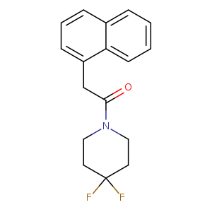 1-(4,4-difluoropiperidin-1-yl)-2-(naphthalen-1-yl)ethan-1-one