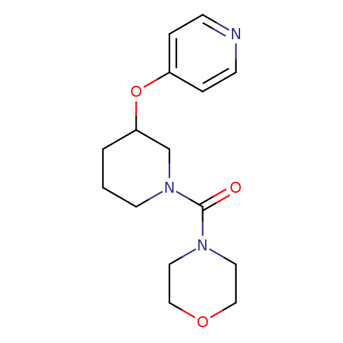 4-[3-(pyridin-4-yloxy)piperidine-1-carbonyl]morpholine