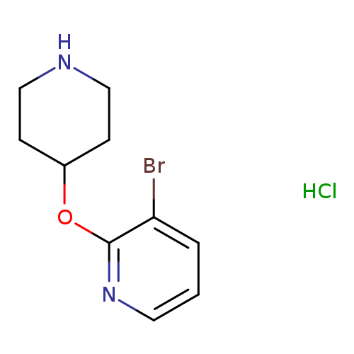 3-bromo-2-(piperidin-4-yloxy)pyridine hydrochloride
