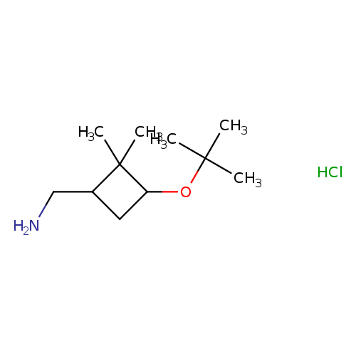 [3-(tert-butoxy)-2,2-dimethylcyclobutyl]methanamine hydrochloride