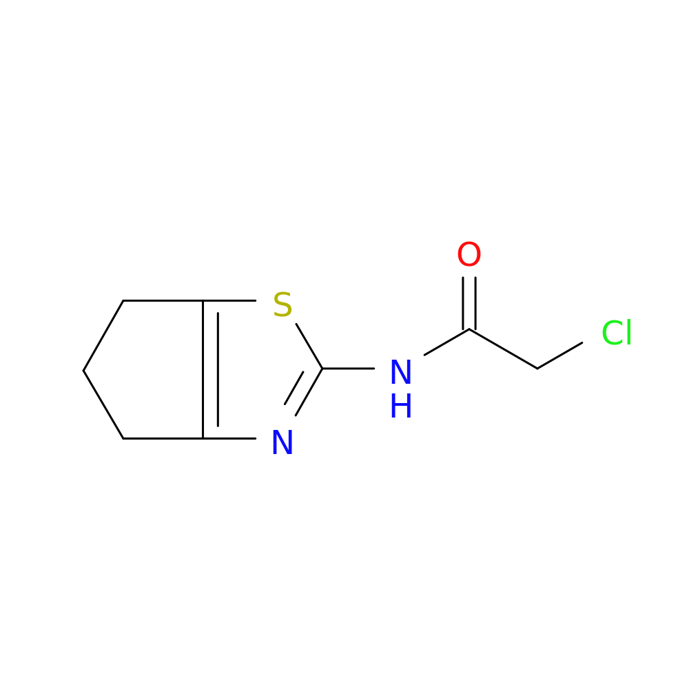 2-chloro-N-{4H,5H,6H-cyclopenta[d][1,3]thiazol-2-yl}acetamide
