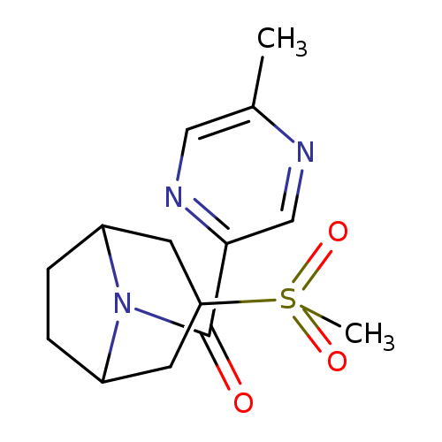 3-methanesulfonyl-8-(5-methylpyrazine-2-carbonyl)-8-azabicyclo[3.2.1]octane