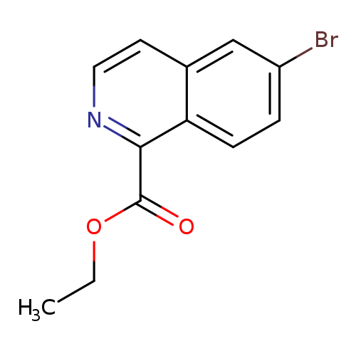 1-Isoquinolinecarboxylic acid, 6-bromo-, ethyl ester