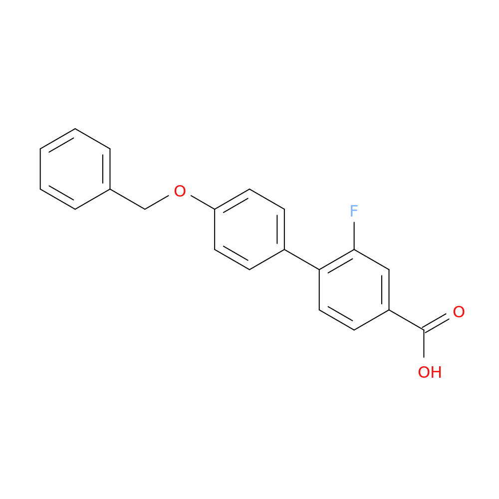 4-(4-Benzyloxyphenyl)-3-fluorobenzoic acid
