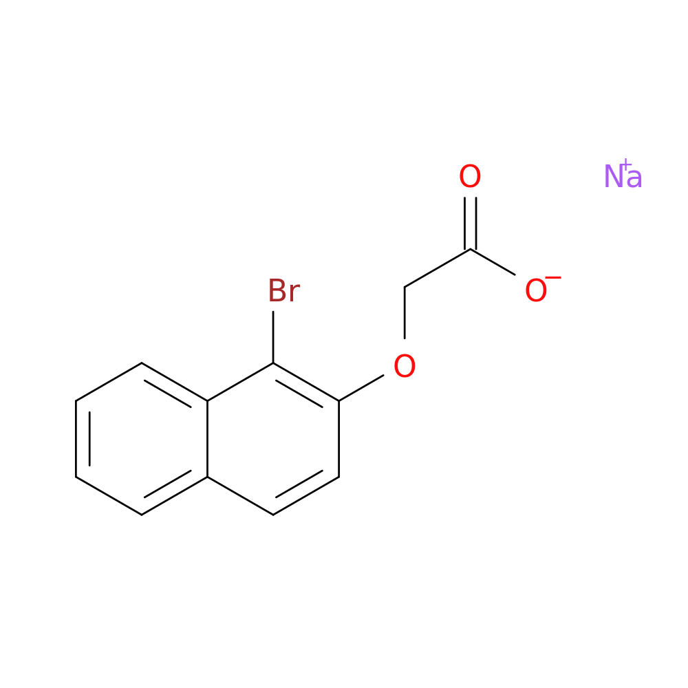 sodium 2-[(1-bromonaphthalen-2-yl)oxy]acetate