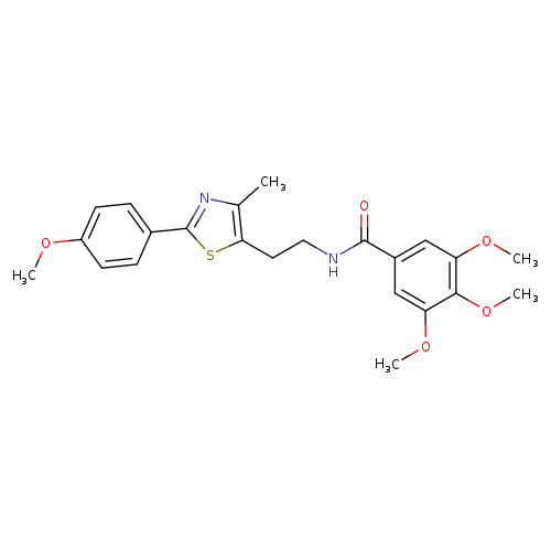 3,4,5-trimethoxy-N-{2-[2-(4-methoxyphenyl)-4-methyl-1,3-thiazol-5-yl]ethyl}benzamide