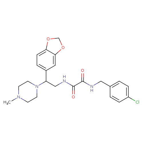 N-[2-(2H-1,3-benzodioxol-5-yl)-2-(4-methylpiperazin-1-yl)ethyl]-N'-[(4-chlorophenyl)methyl]ethanediamide