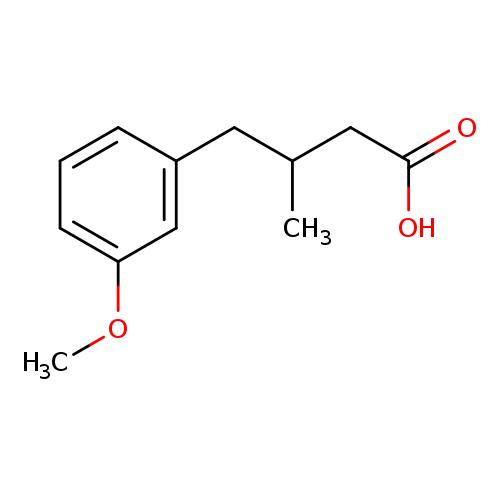 4-(3-methoxyphenyl)-3-methylbutanoic acid