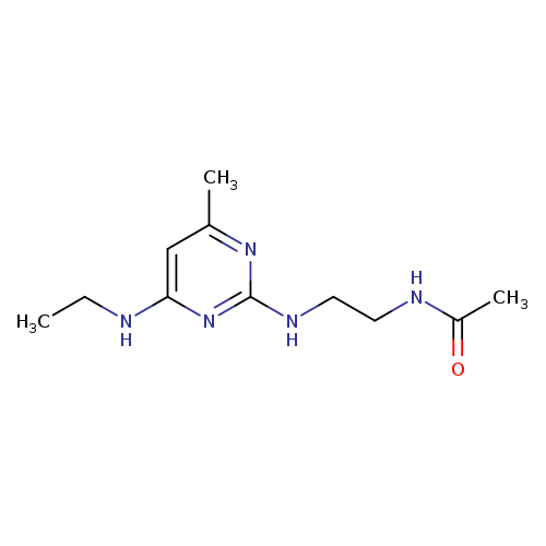 N-(2-{[4-(ethylamino)-6-methylpyrimidin-2-yl]amino}ethyl)acetamide