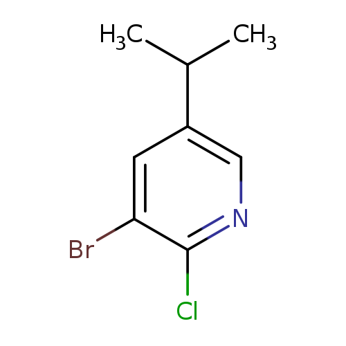 3-bromo-2-chloro-5-(propan-2-yl)pyridine