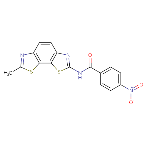 N-{11-methyl-3,12-dithia-5,10-diazatricyclo[7.3.0.0^{2,6}]dodeca-1(9),2(6),4,7,10-pentaen-4-yl}-4-nitrobenzamide