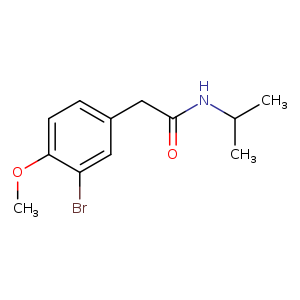 2-(3-Bromo-4-methoxyphenyl)-N-isopropylacetamide