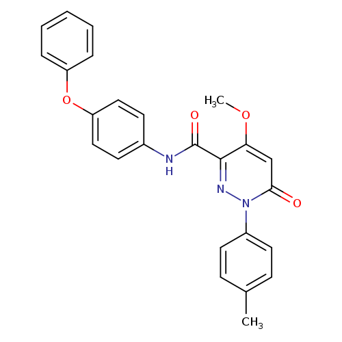4-methoxy-1-(4-methylphenyl)-6-oxo-N-(4-phenoxyphenyl)-1,6-dihydropyridazine-3-carboxamide