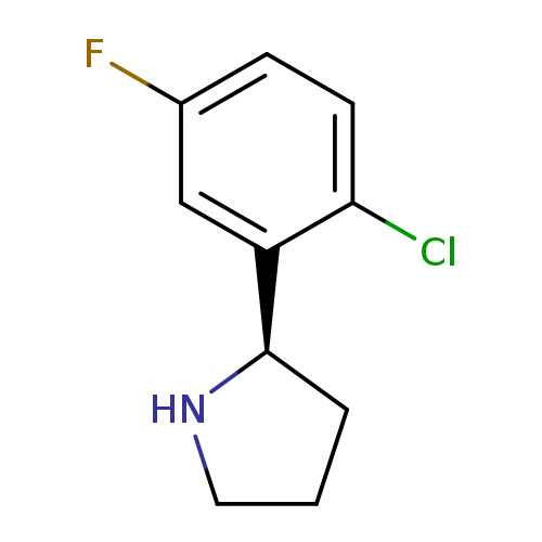 Pyrrolidine, 2-(2-chloro-5-fluorophenyl)-, (2R)-
