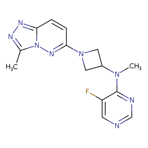 5-fluoro-N-methyl-N-(1-{3-methyl-[1,2,4]triazolo[4,3-b]pyridazin-6-yl}azetidin-3-yl)pyrimidin-4-amine