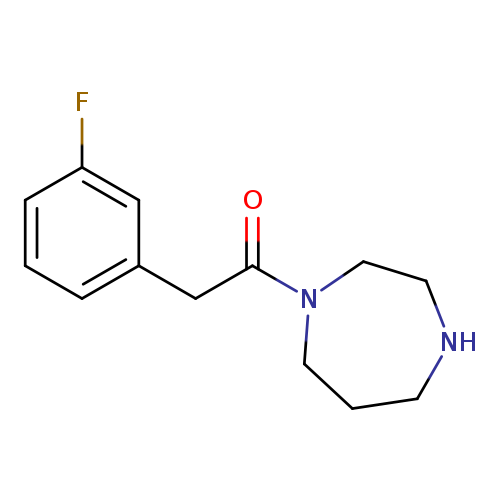 1-(1,4-diazepan-1-yl)-2-(3-fluorophenyl)ethan-1-one