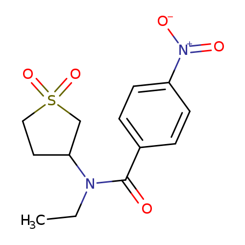 N-(1,1-dioxo-1lambda6-thiolan-3-yl)-N-ethyl-4-nitrobenzamide